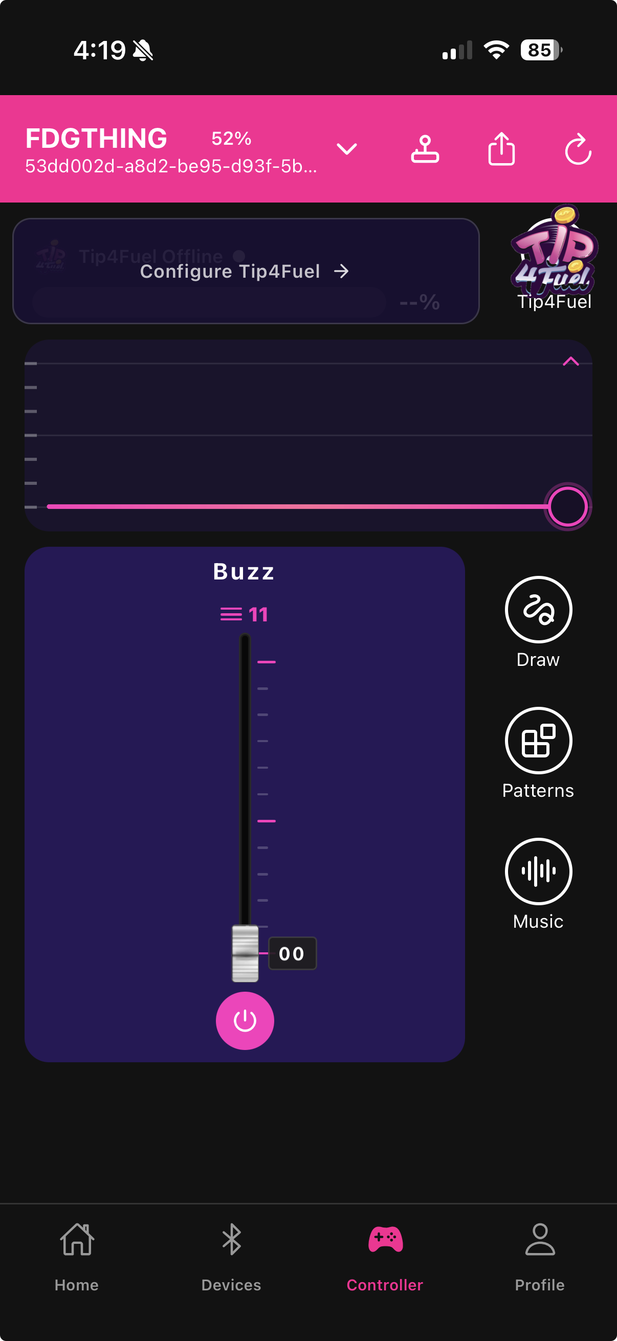 Classic skin with vertical faders layout