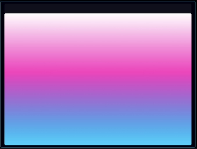 Intensity Meter widget rendered